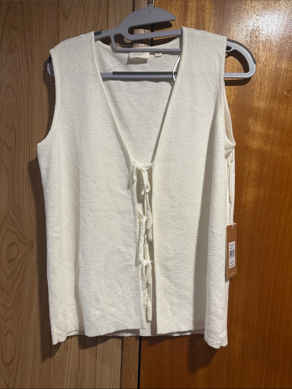 Cyrus V-Neck Tie Front Vest